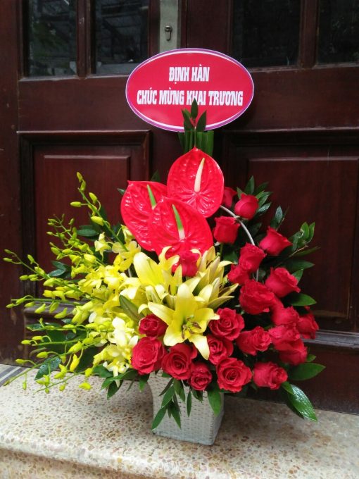 hoa chúc mừng