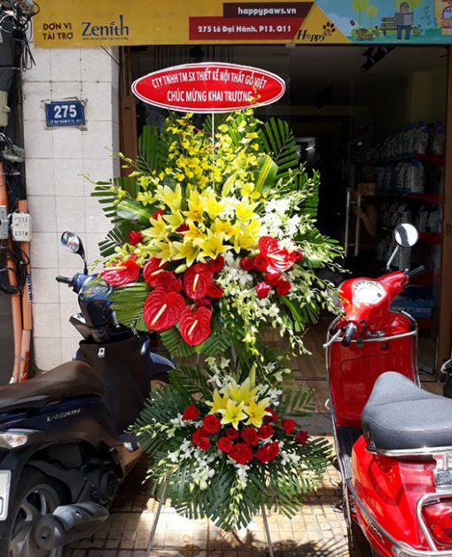 Kệ Hoa Khai Trương Đại Lợi