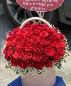 Giỏ Hoa Chúc Mừng Vợ